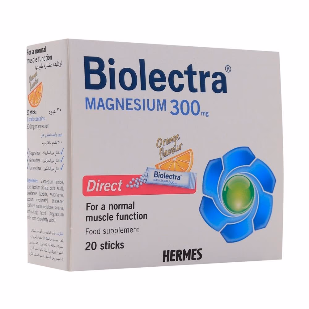 Biolectra Magnesium 300mg 20 Sticks 4