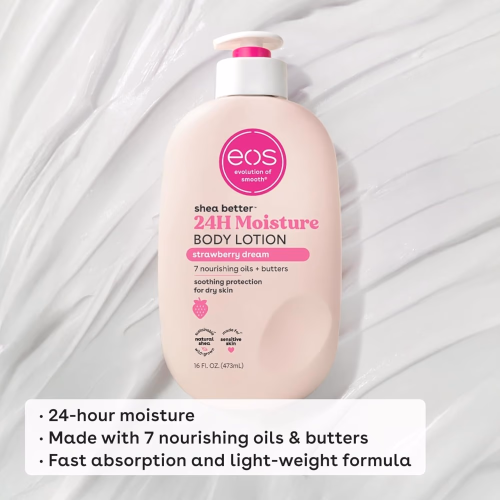 Eos Twenty Four Hour Moisture Strawberry Dream Body Lotion 473 ml 2