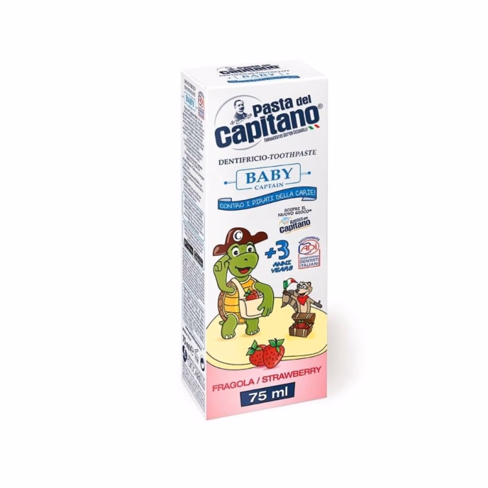 Capitano Toothpaste Baby 3+ Strawberry 75ml 2
