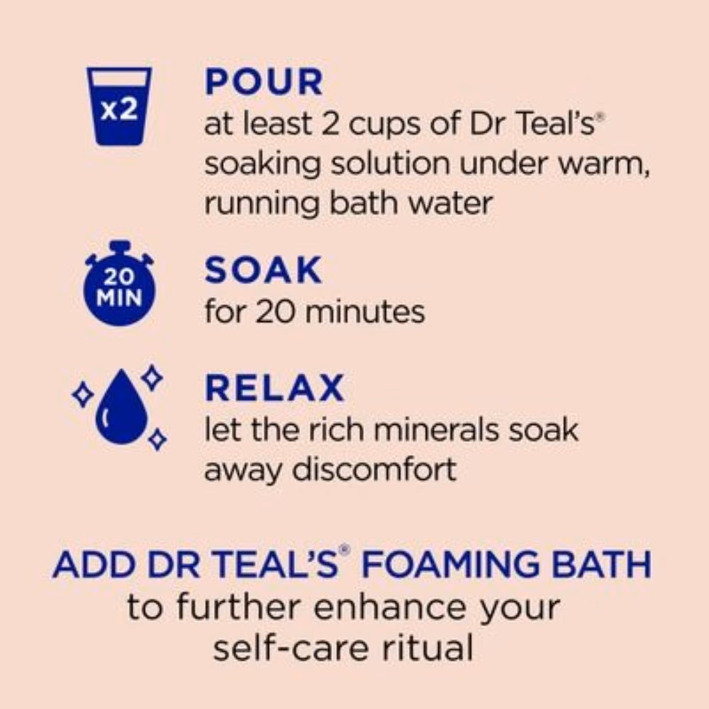 Dr Teal’s Oatmilk & Argan Soaking Solution 1.36kg 4