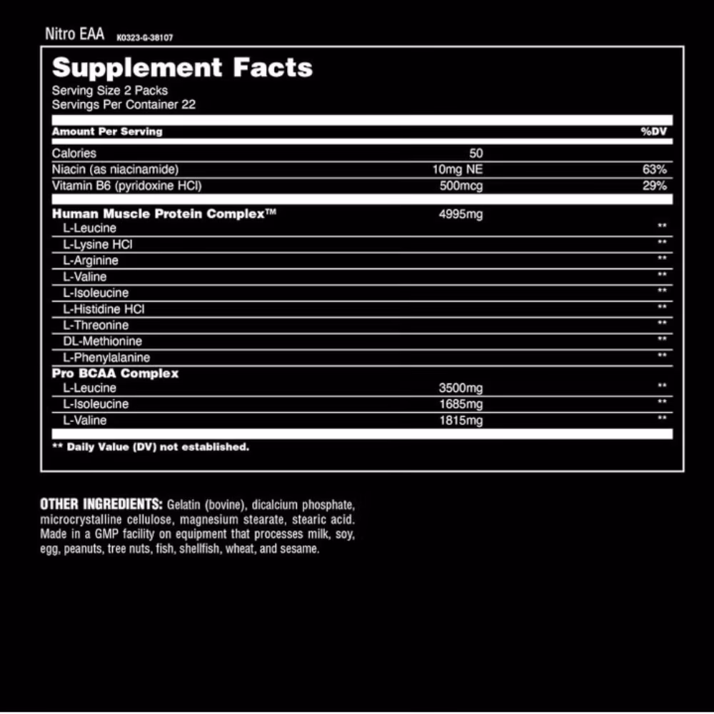 Universal Animal 6000mg Nitro EAA - 44 Packs 4