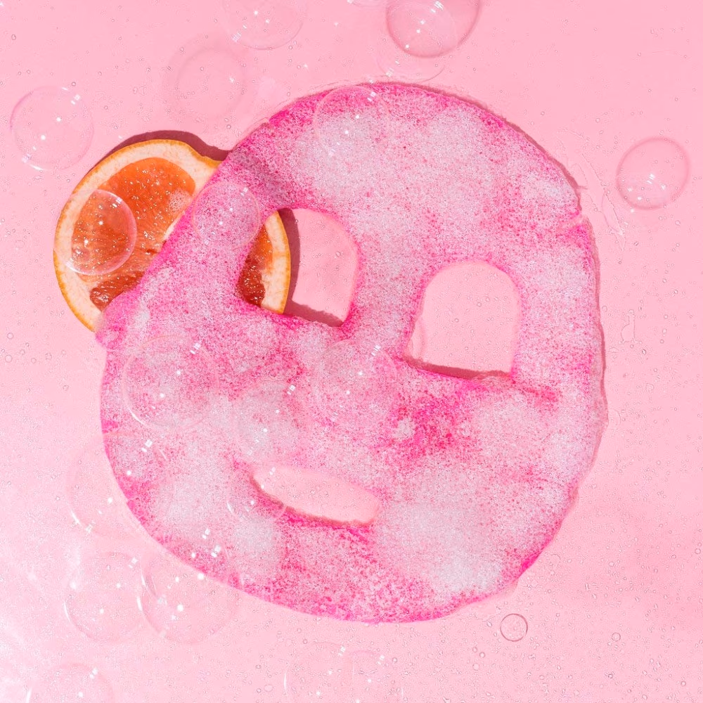 YesTo Grapefruit Vitamin C Brightening Bubbling Paper Mask 3