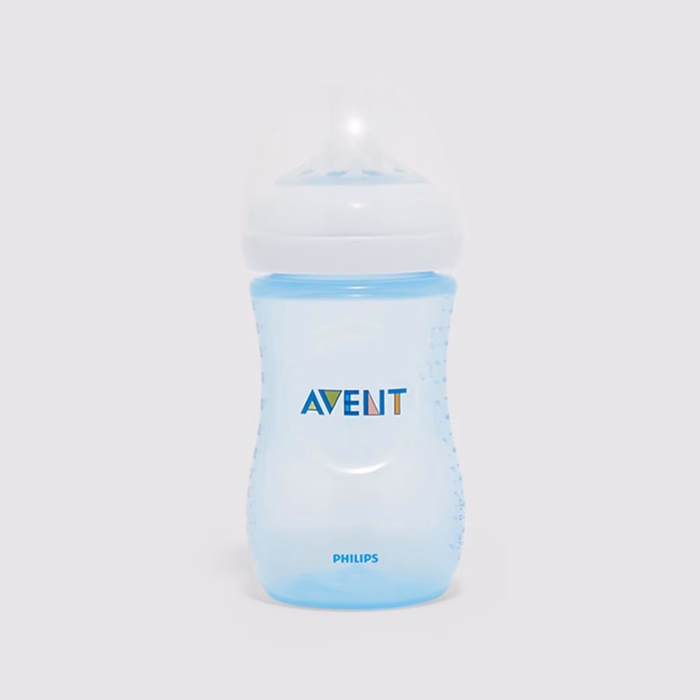 Philips Natural Feeding Bottle SCF035/17 Blue 260ML 4