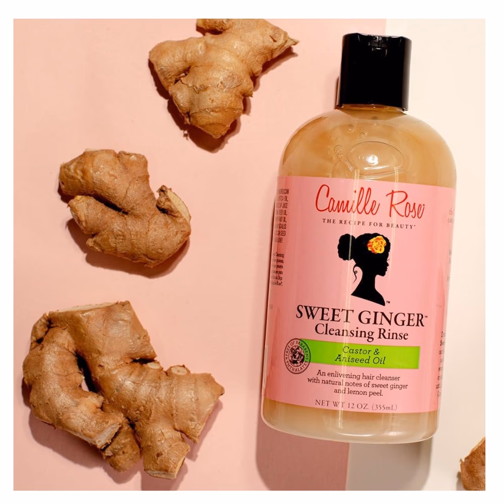 Camille Rose Sweet Ginger Cleansing Rinse Castor and Aniseed Oil 355ml 2