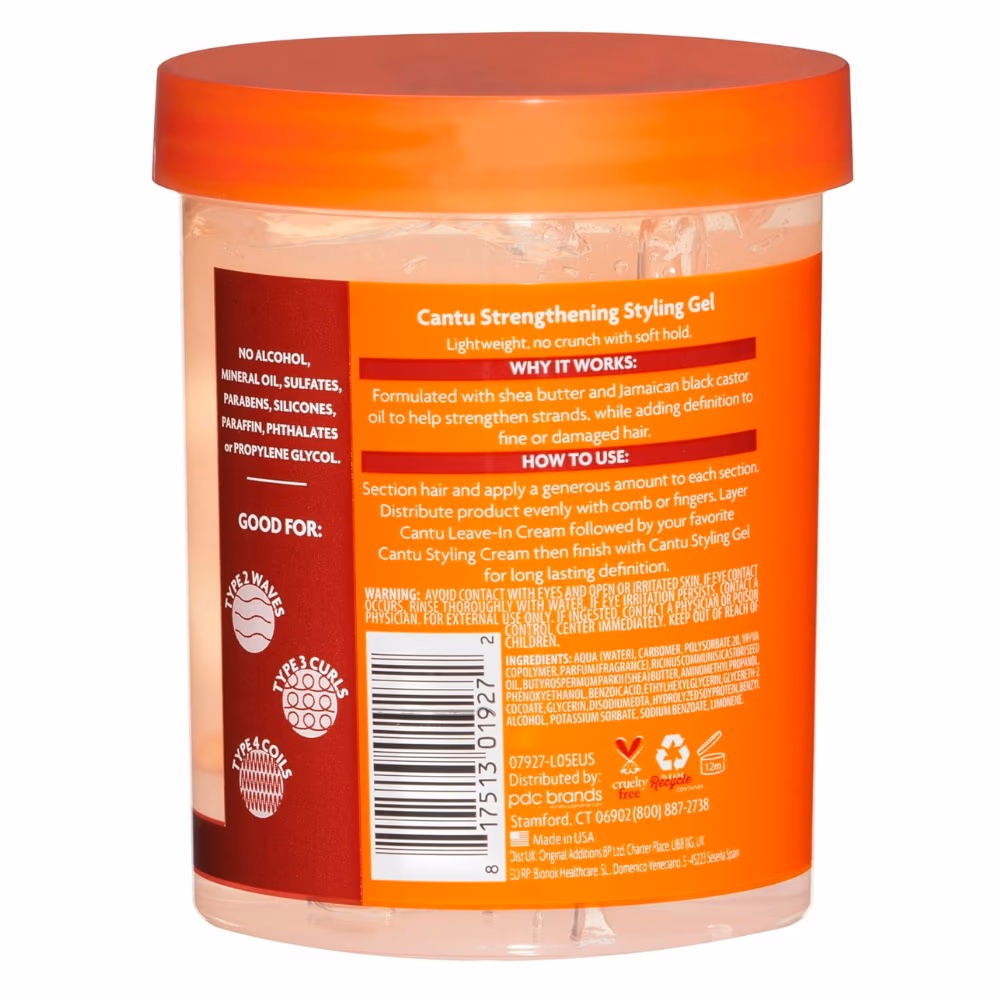 Cantu Shea Butter Strengthening Styling Gel 524g 2