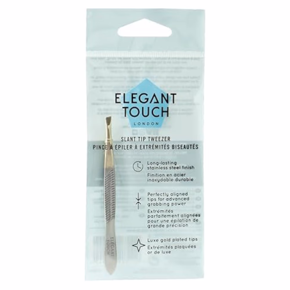 Elegant Touch Gold Tip Slanted Tweezer 2