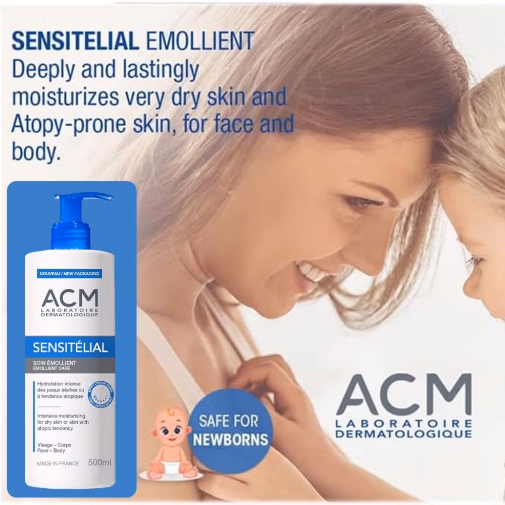 ACM Sensitelial Emollient Care 500ml 3