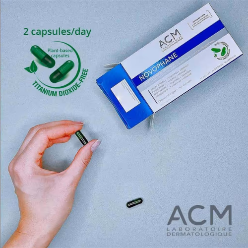 ACM Novophane Capsules, Food Supplement For Hair & Nail Growth 60's 2