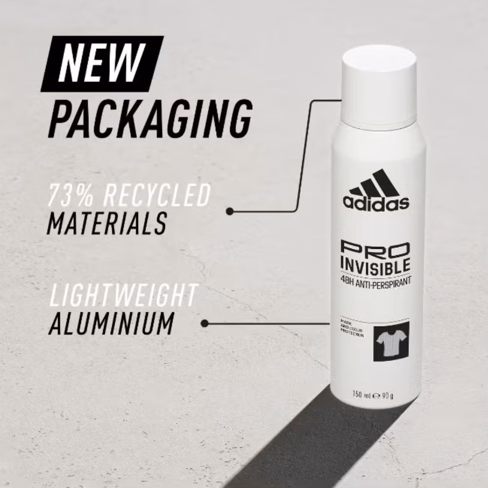 Adidas Pro Invisible Deo Body Spray 150ml 3