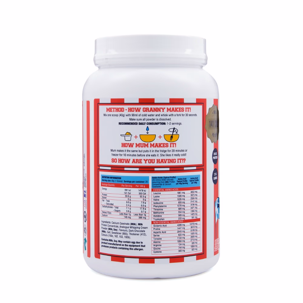 Adonis Casein Protein Cookie Dough Cara Peanut 1kg 3
