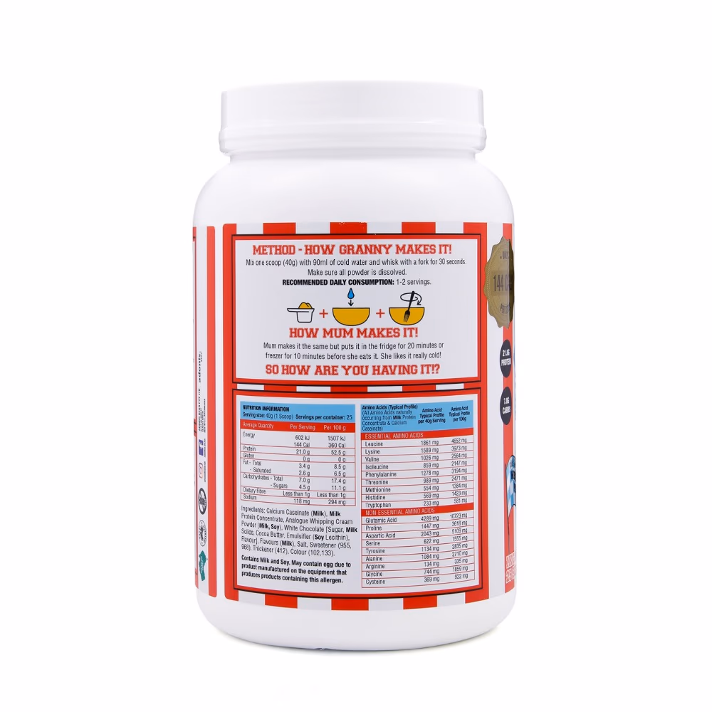 Adonis Casein Protein Cookie Dough Van Saffron 1kg 4
