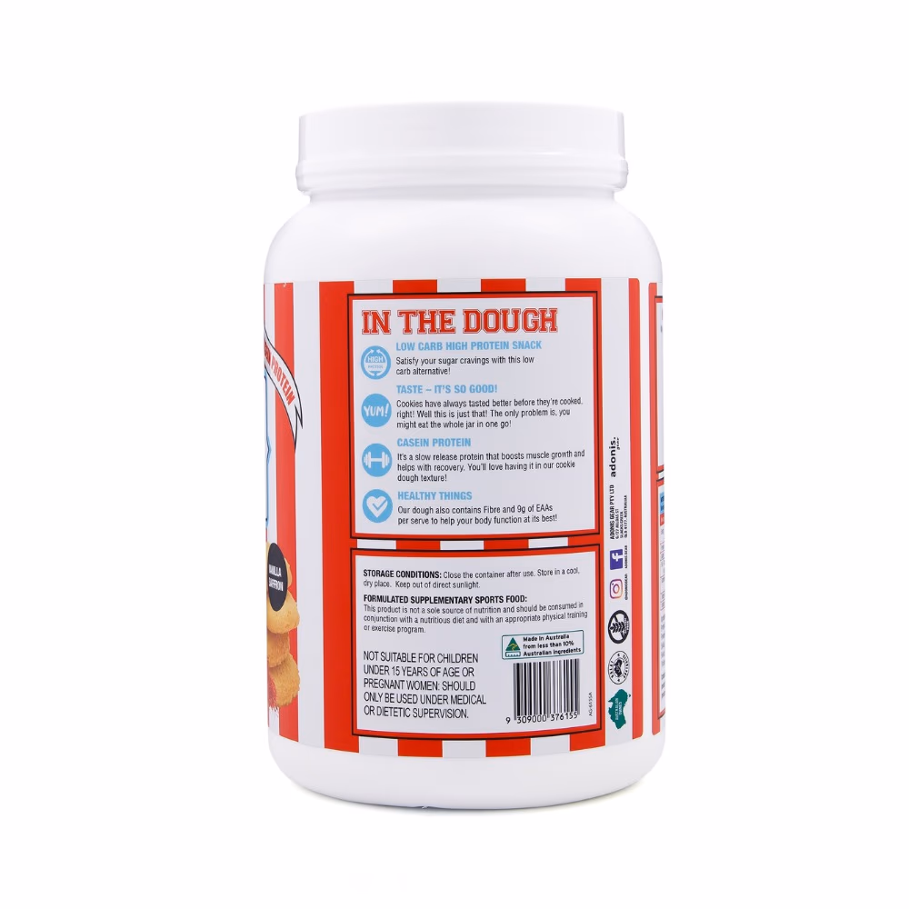 Adonis Casein Protein Cookie Dough Van Saffron 1kg 3