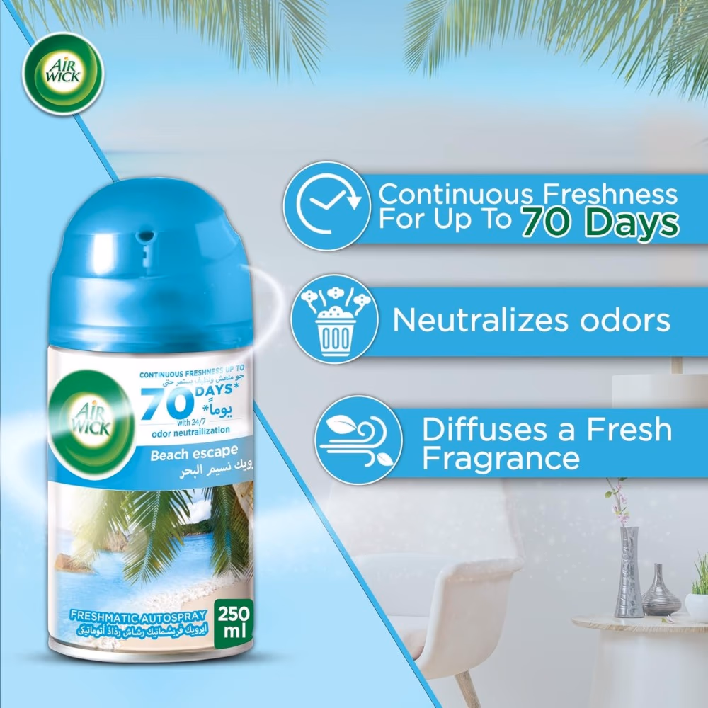 Air Wick Air Freshener Beach Escape 250ml  5