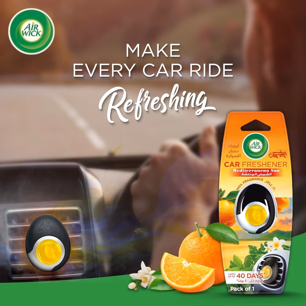 Air Wick Pure Car Air Freshener Mediterranean Sun 2.5ml 3
