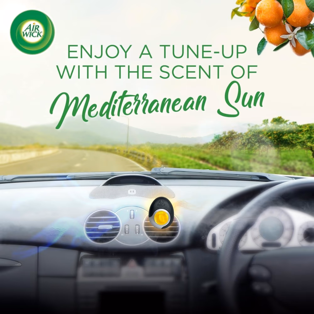 Air Wick Pure Car Air Freshener Mediterranean Sun 2.5ml 2