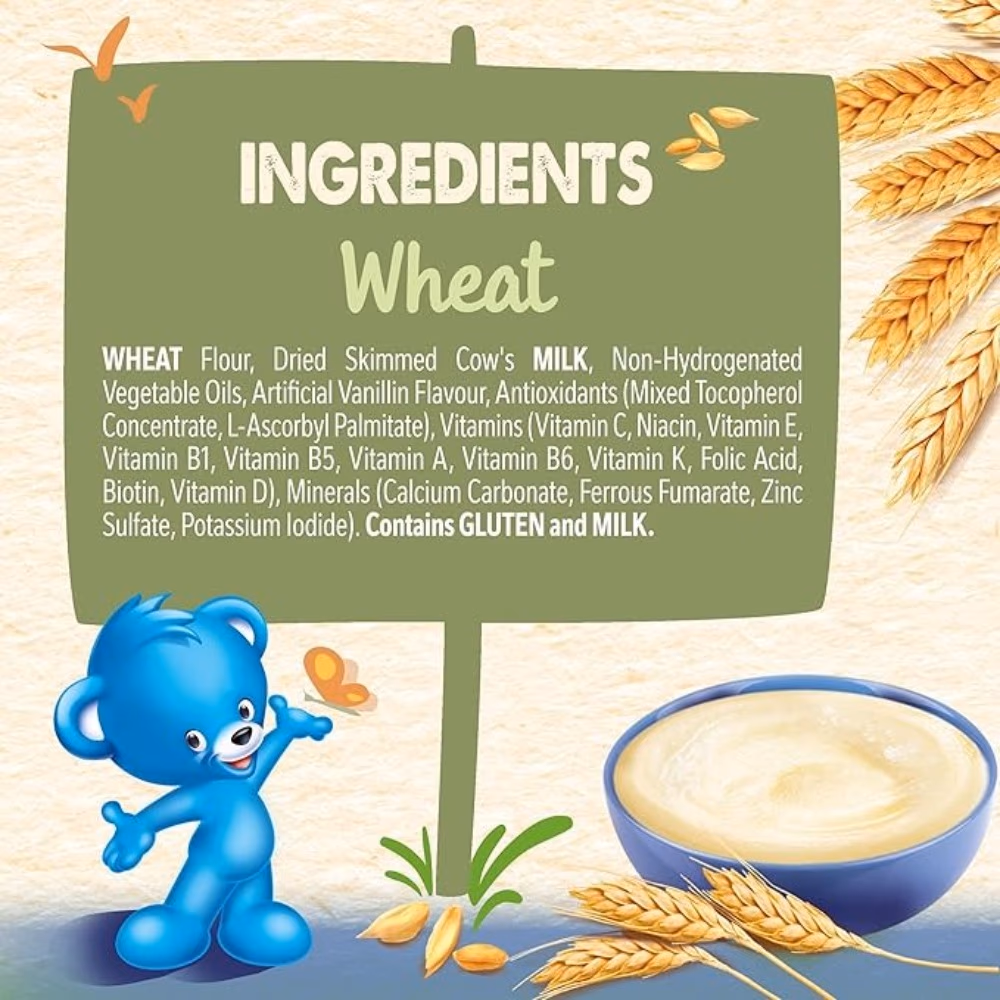 Nestle Cerelac Wheat 400g – Iron Fortified Baby Cereal with Essential Nutrients 2