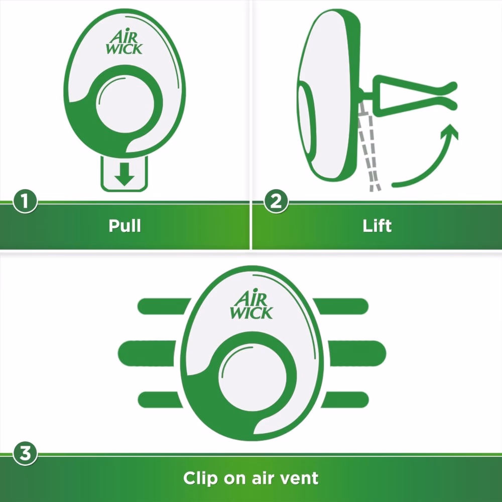 Air Wick Pure Car Air Freshener Mediterranean Sun 2.5ml 5