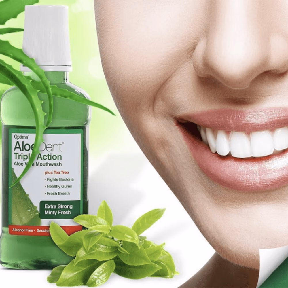 AloeDent Triple Action Aloe Vera Mouthwash 250ml  2