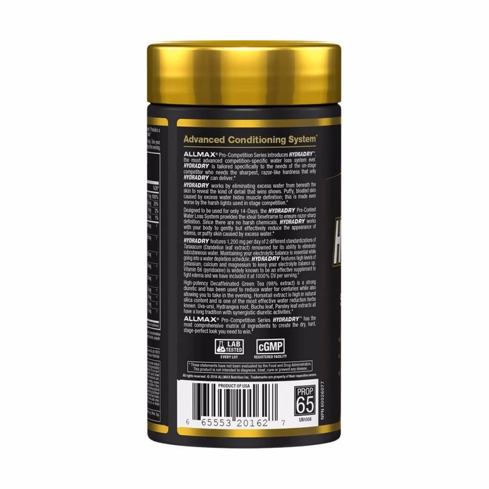 Allmax Hydra Dry Tab 84s 3