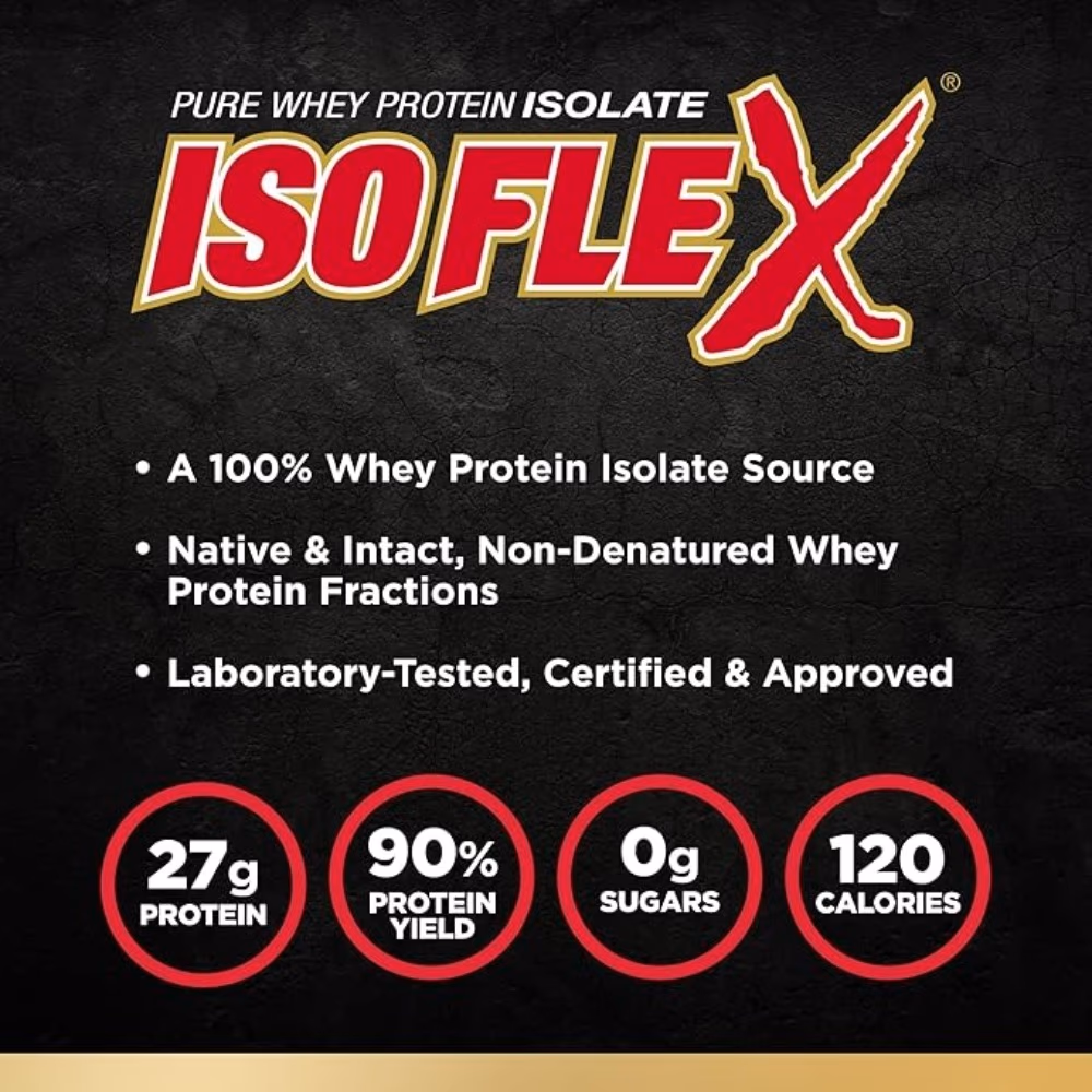 Allmax Isoflex Isolate Whey Protein Chocolate 5Lb 3