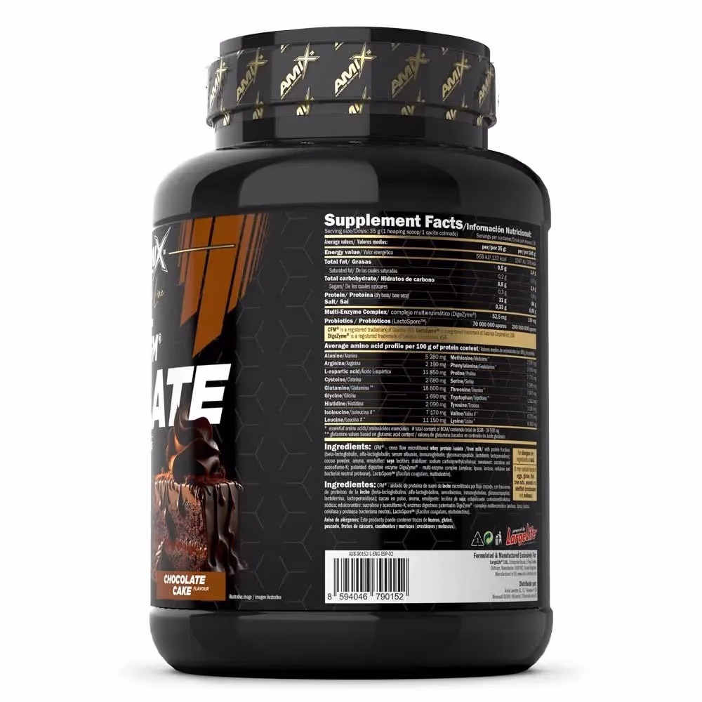 Amix Black CFM Isolate Chocolate Cake 1kg 2