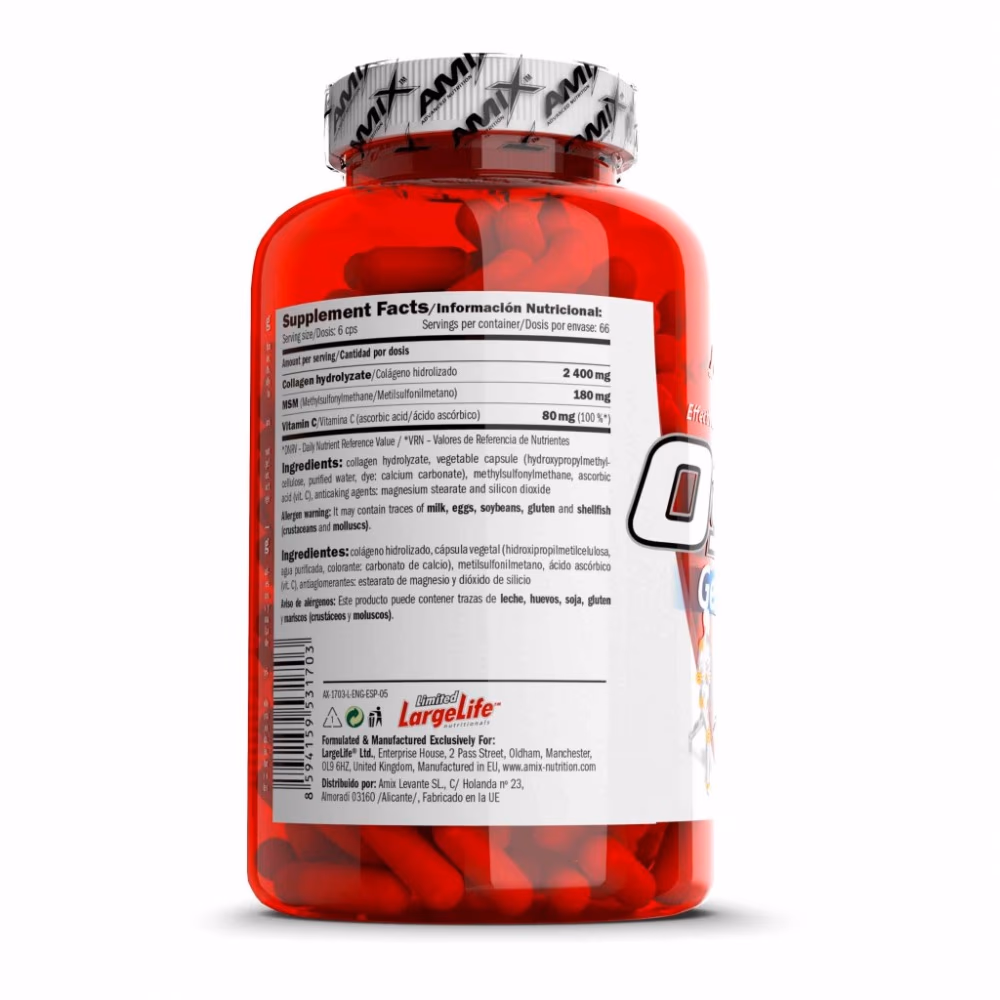 Amix Osteo Gelatin with MSM 200 Capsules 2
