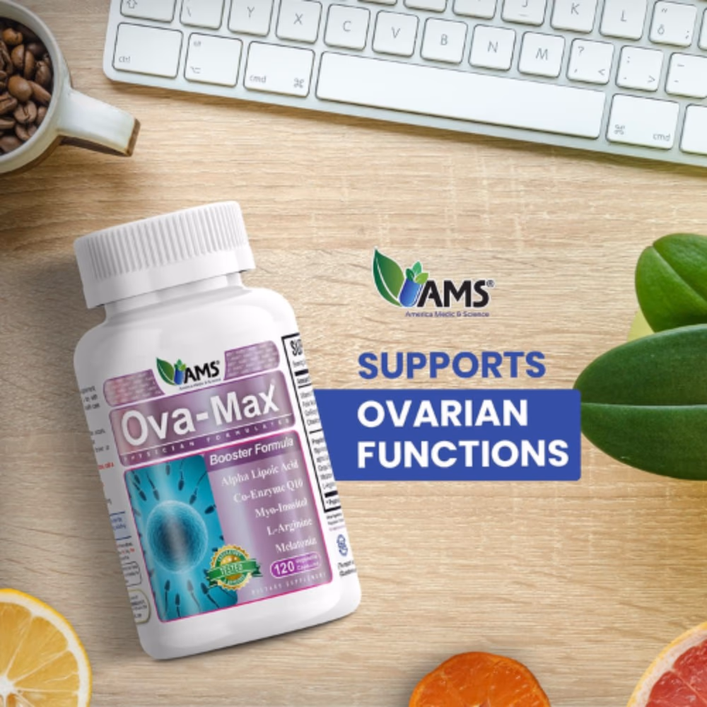 AMS Ova-Max Women’s Fertility Support – 120 Capsules 2