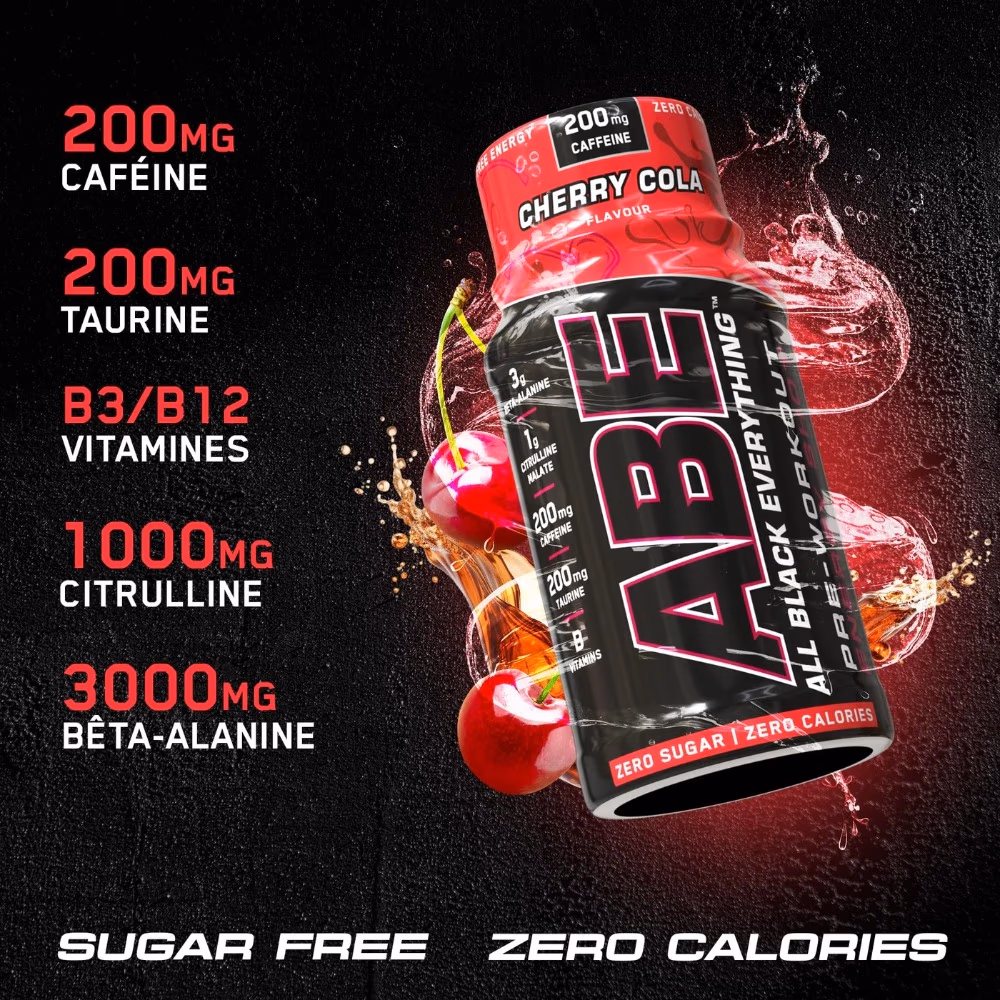 Applied Nutrition ABE Pre Workout Cherry Cola 60ml (1 shot ) 3