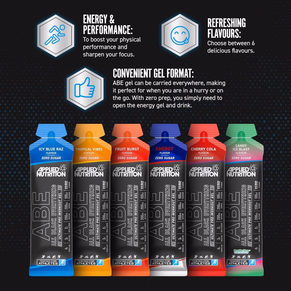 Applied Nutrition ABE Pre-Workout Gel Cherry Cola 60gm 5