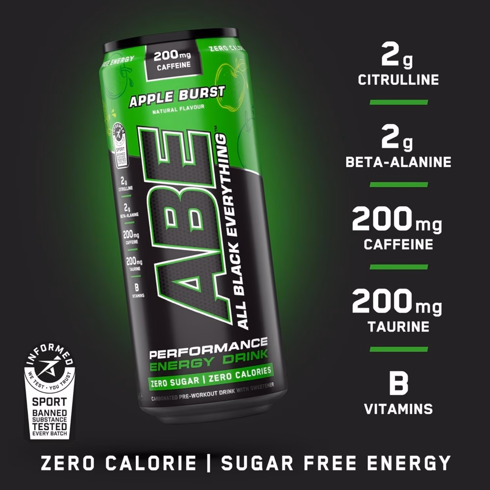 Applied Nutrition ABE Pre-Workout RTD Apple Elderflower 330ml 2