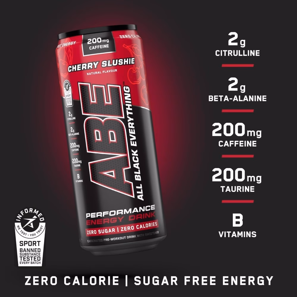 Applied Nutrition ABE Pre-Workout RTD Cherry Slushie 330ml 2