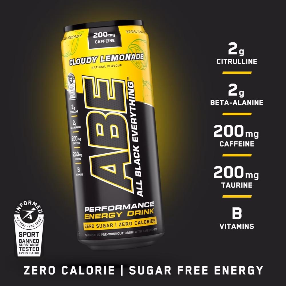 Applied Nutrition ABE Pre-Workout RTD Cloudy Lemonade 330ml 2