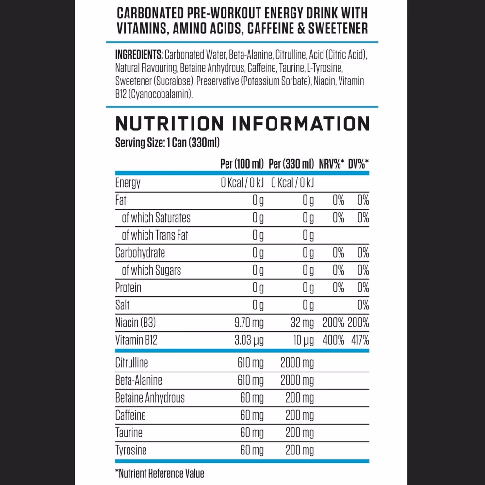 Applied Nutrition ABE Pre-Workout RTD Energy 330ml 3