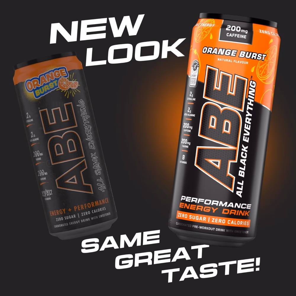 Applied Nutrition ABE Pre-Workout RTD Orange Burst 330ml 4