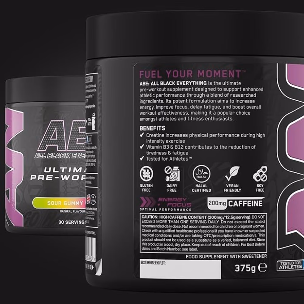 Applied Nutrition ABE Pre-Workout Sour Gum Bear 375gm 3