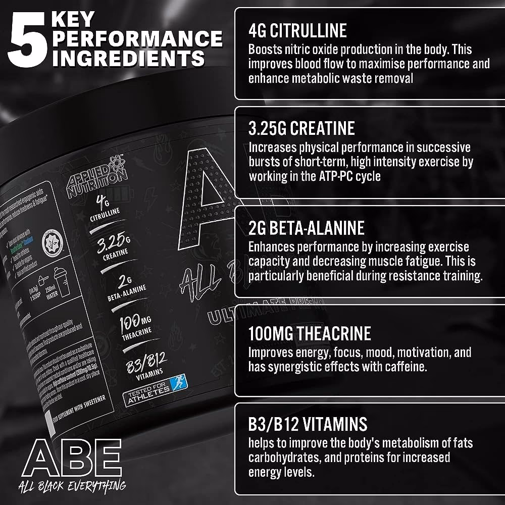 Applied Nutrition ABE Pre-Workout Tropical 315gm 2