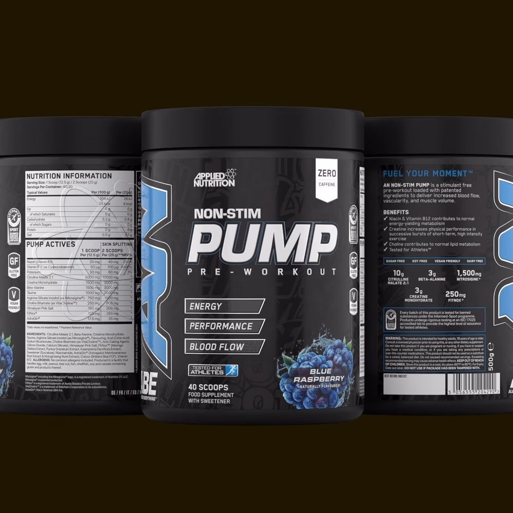 Applied Nutrition ABE Pump Blue Raz 500gm 4