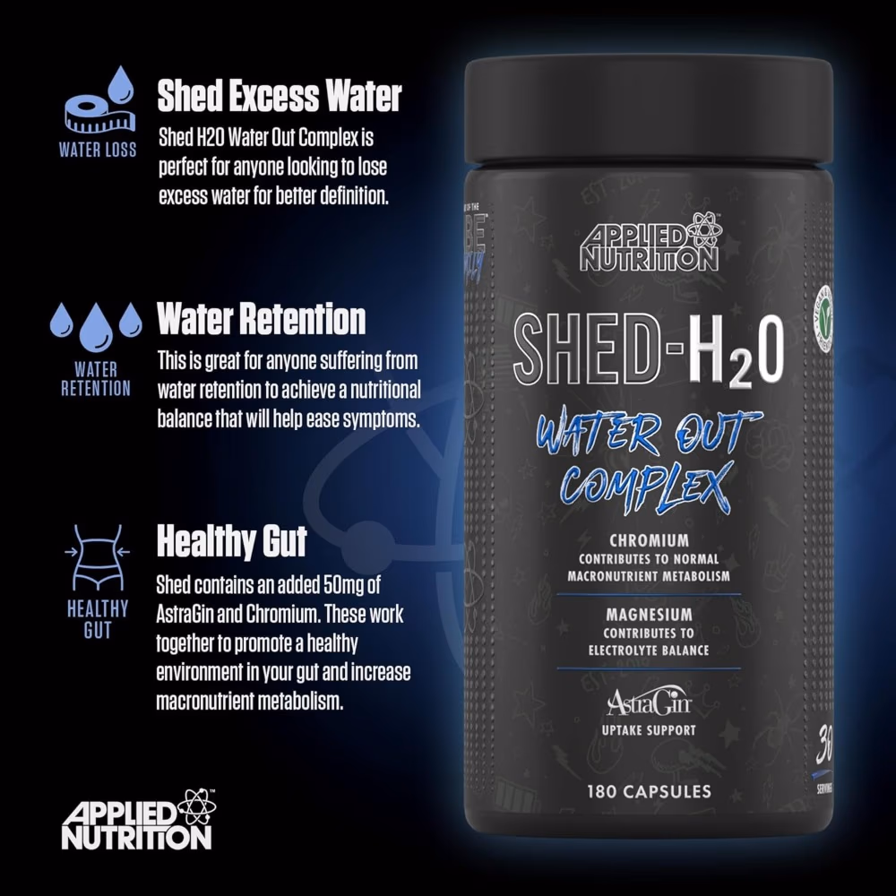 Applied Nutrition ABE Shed H2O 180 Capsules 4