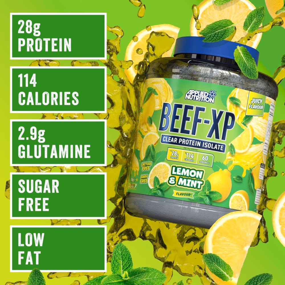 Applied Nutrition Beef-XP Clear Protein Isolate Lemon Mint 1.8kg 3
