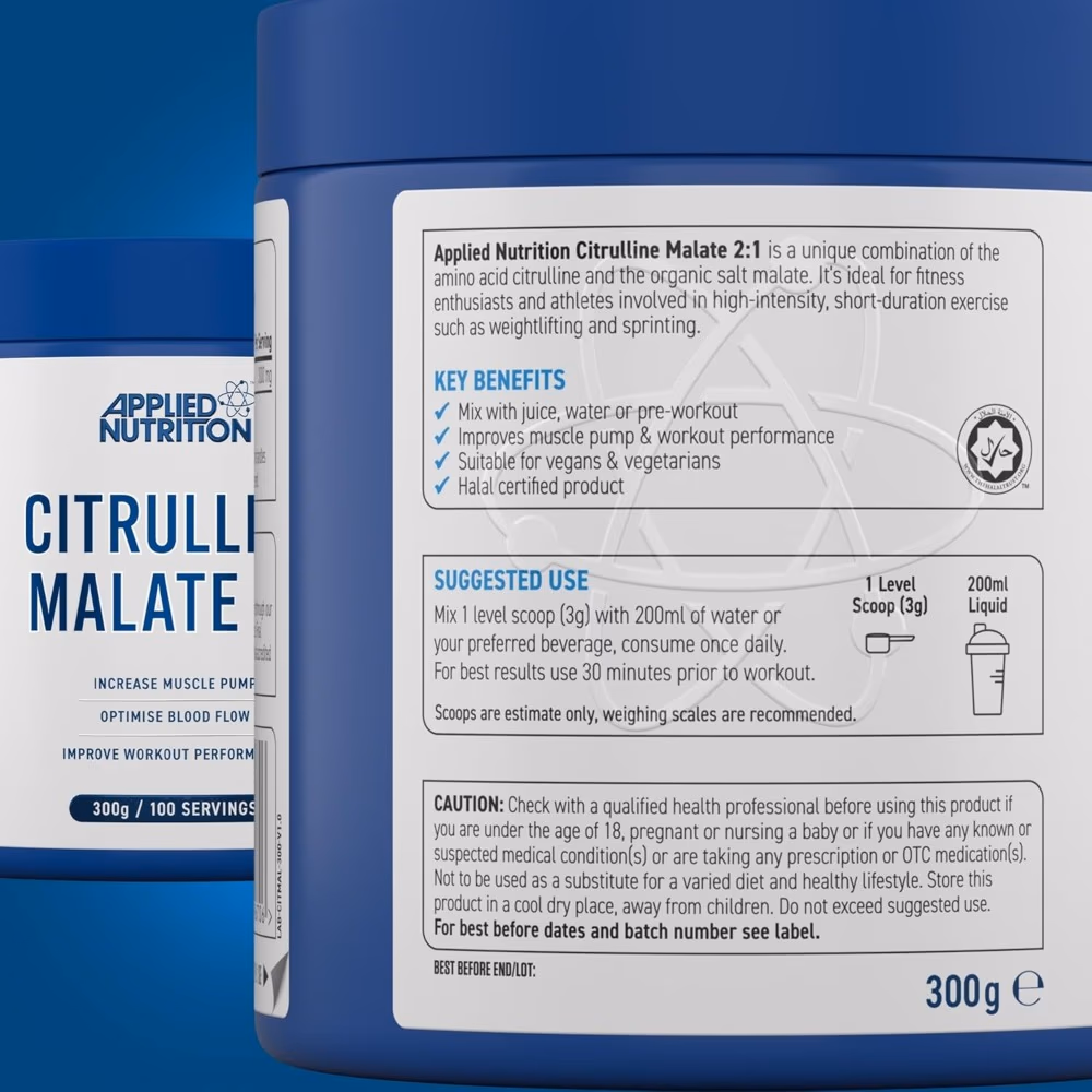 Applied Nutrition Citrulline Malate 2:1 Powder 300g 3