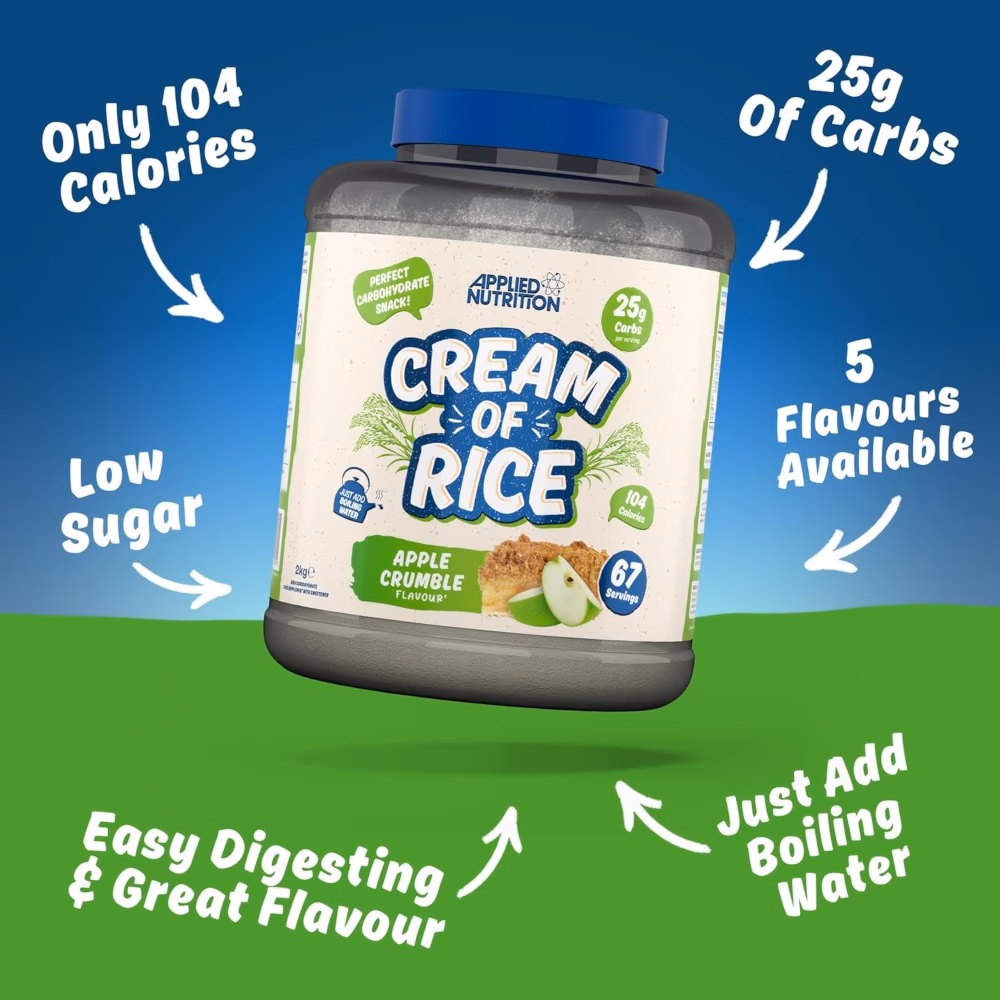 Applied Nutrition Cream of Rice Apple Crumble 2kg 4
