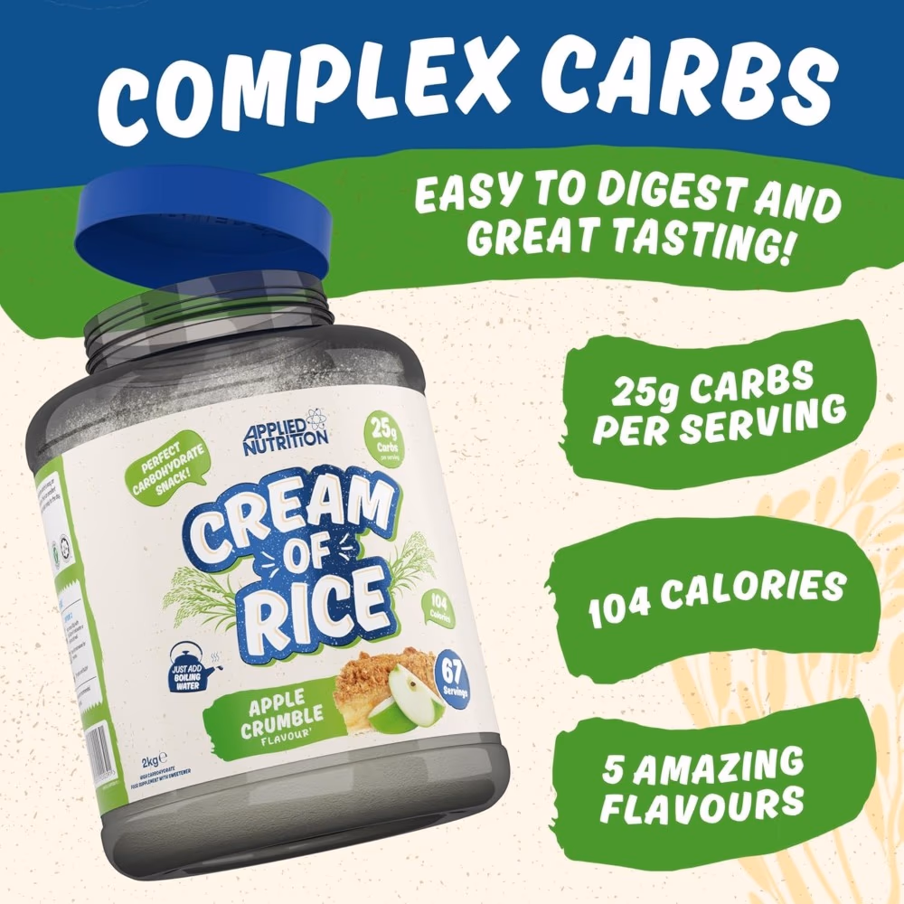 Applied Nutrition Cream of Rice Apple Crumble 2kg 2