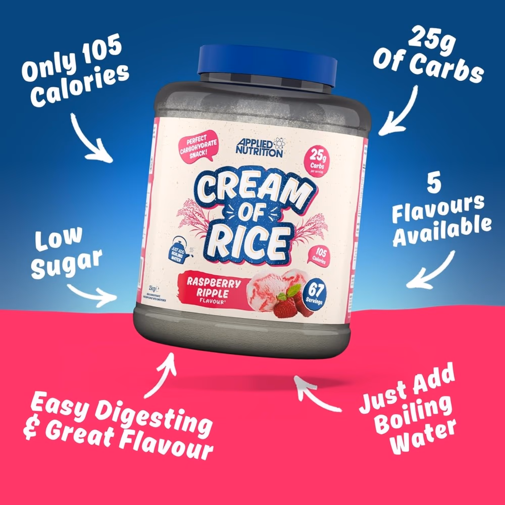Applied Nutrition Cream of Rice Raspberry Ripple 2kg 2