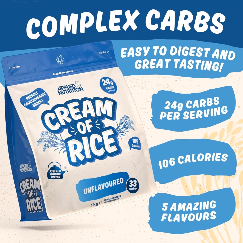 Applied Nutrition Cream of Rice Unflavoured 1kg 4