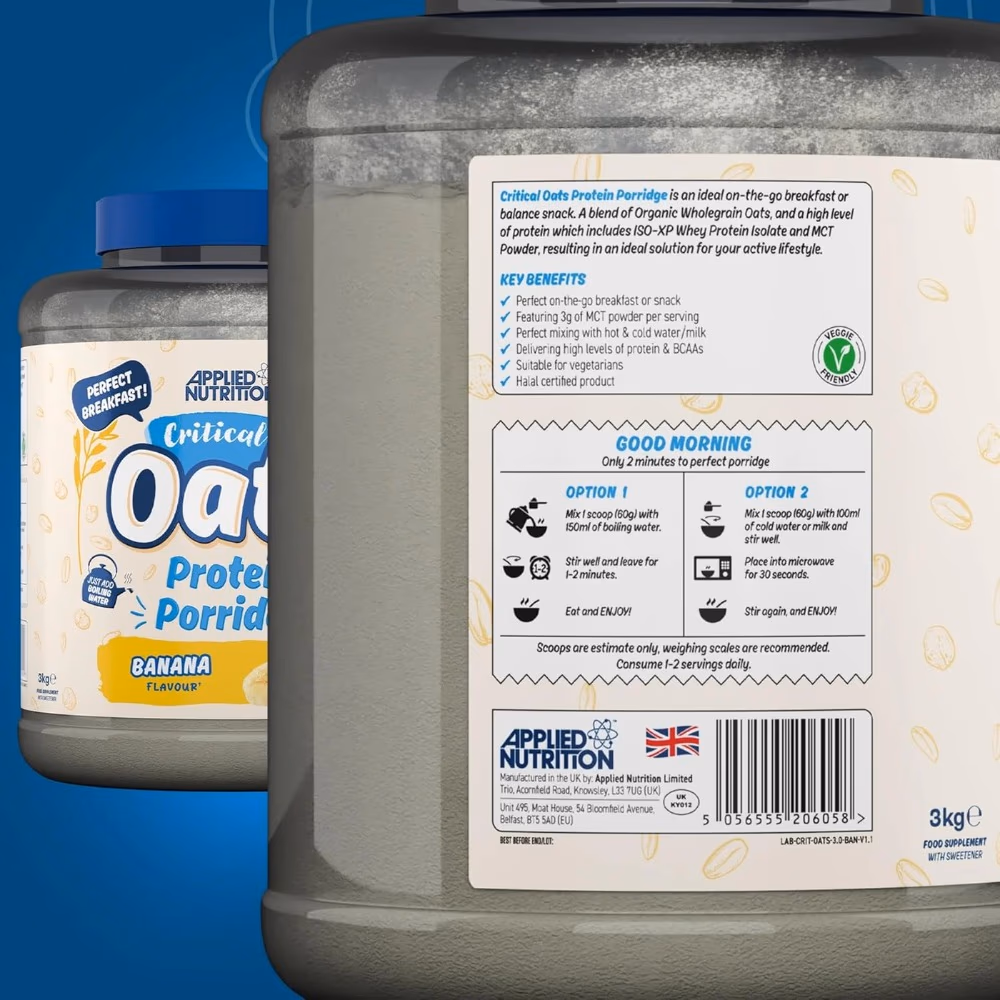 Applied Nutrition Critical Oats Banana 3kg 4