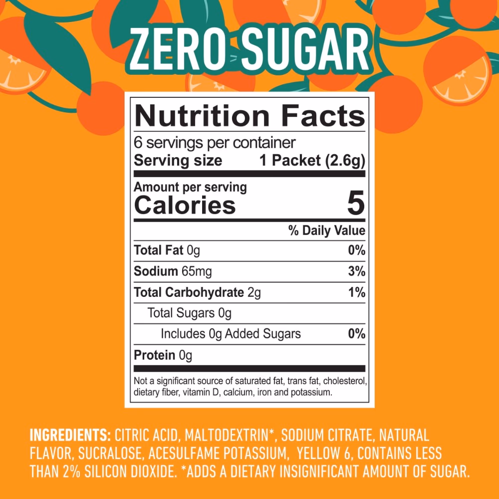Crush Drink Orange Sachet 6S  3