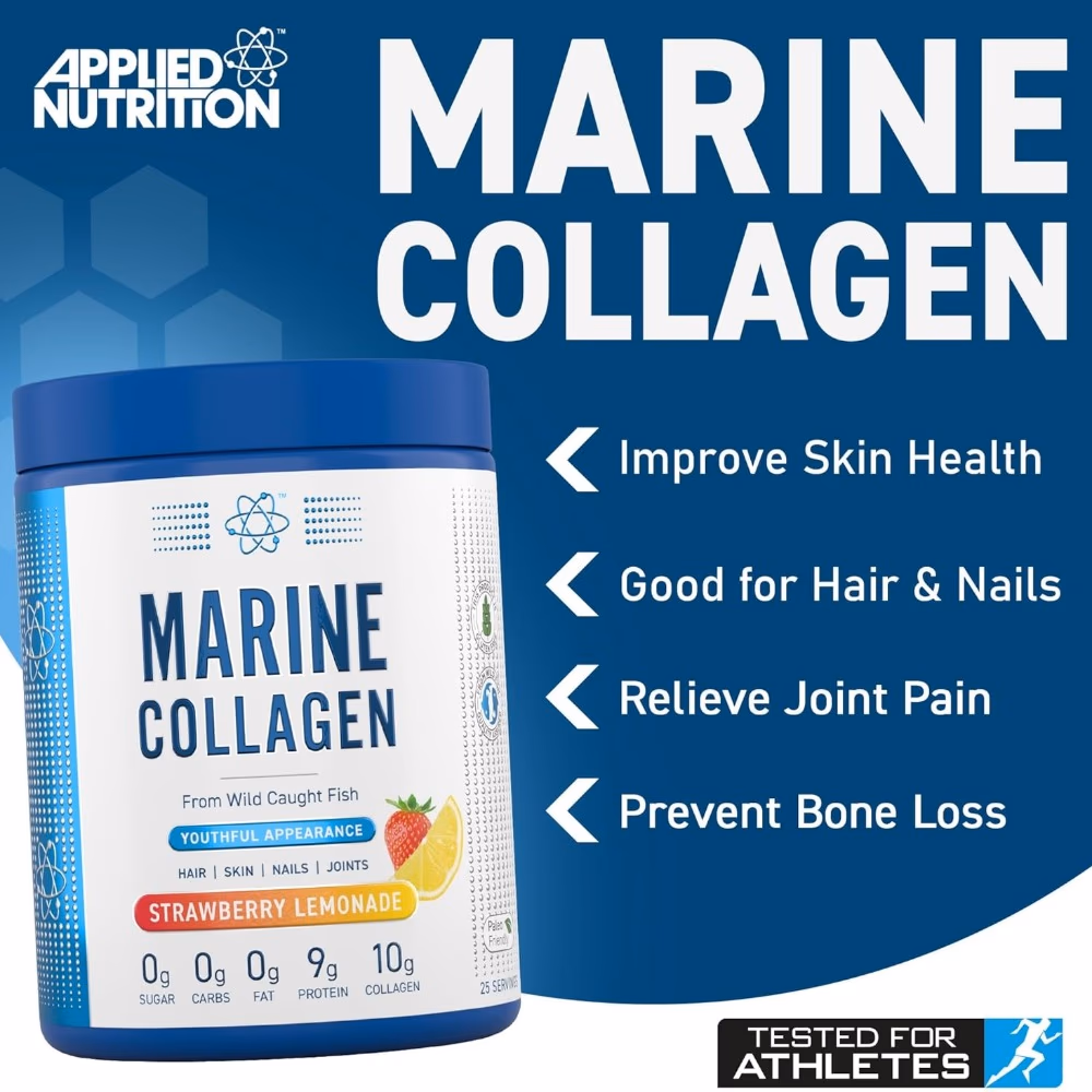Applied Nutrition Marine Collagen Strawberry Lemonade 300g 2