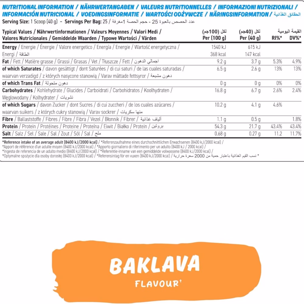 Applied Nutrition Protein Cookie Dough Baklava 1kg  4