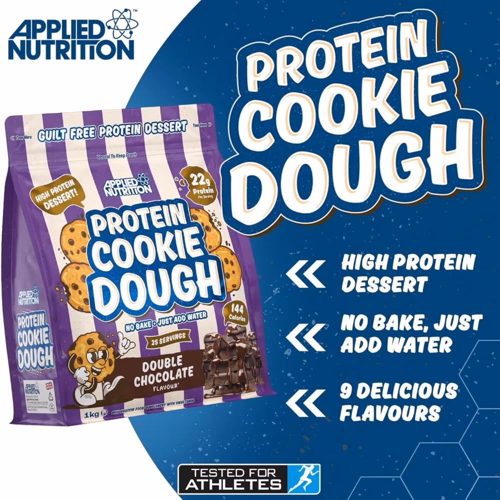 Applied Nutrition Protein Cookie Dough Double Chocolate 1kg 3