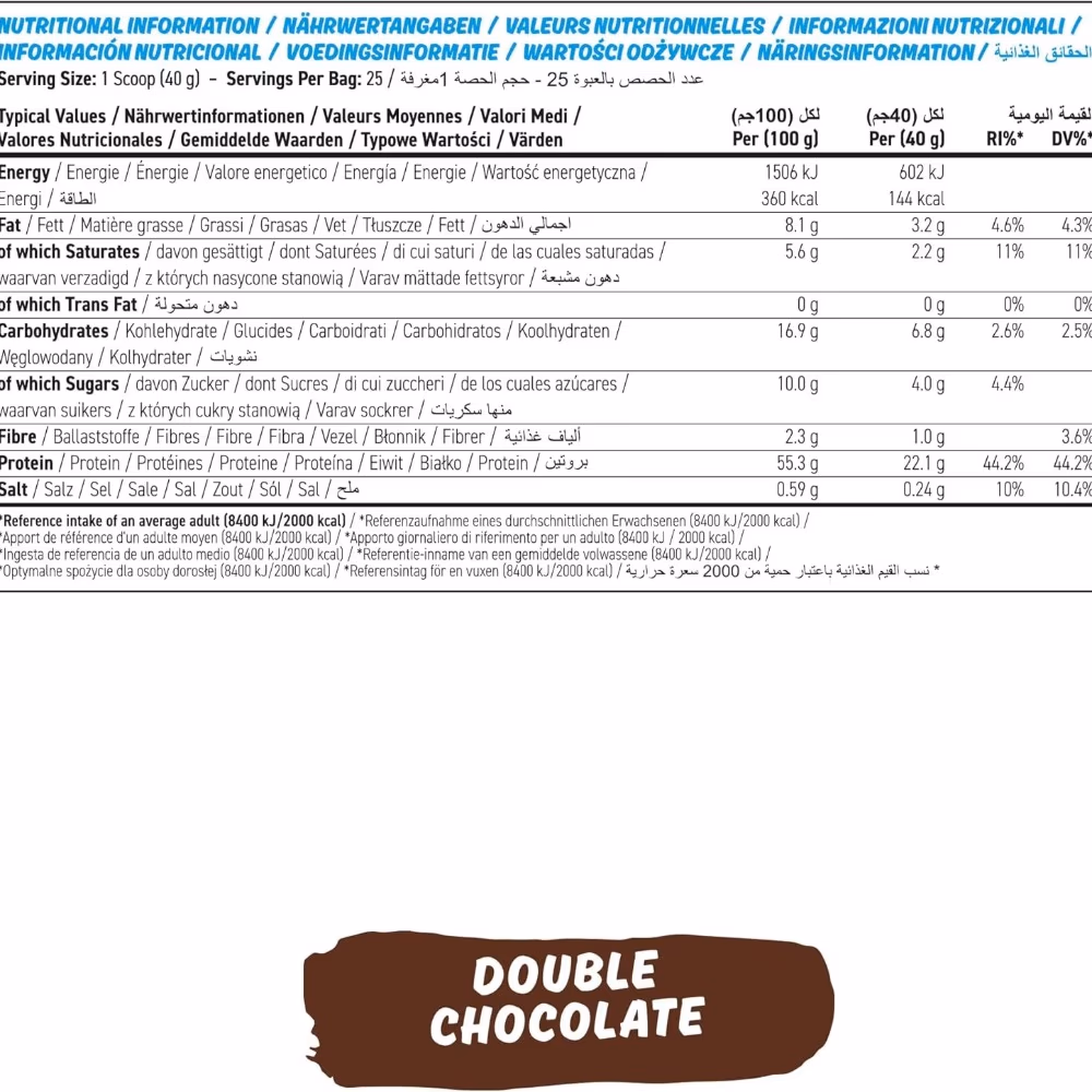 Applied Nutrition Protein Cookie Dough Double Chocolate 1kg 5